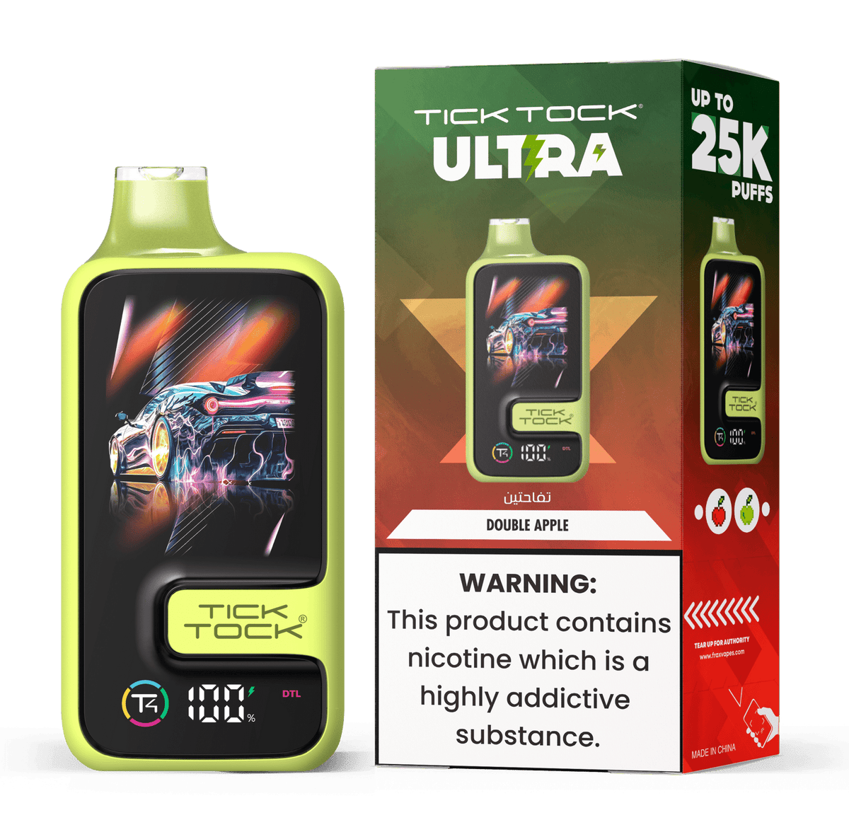 Tick Tock Ultra 25k Disposable Vape - 20mg