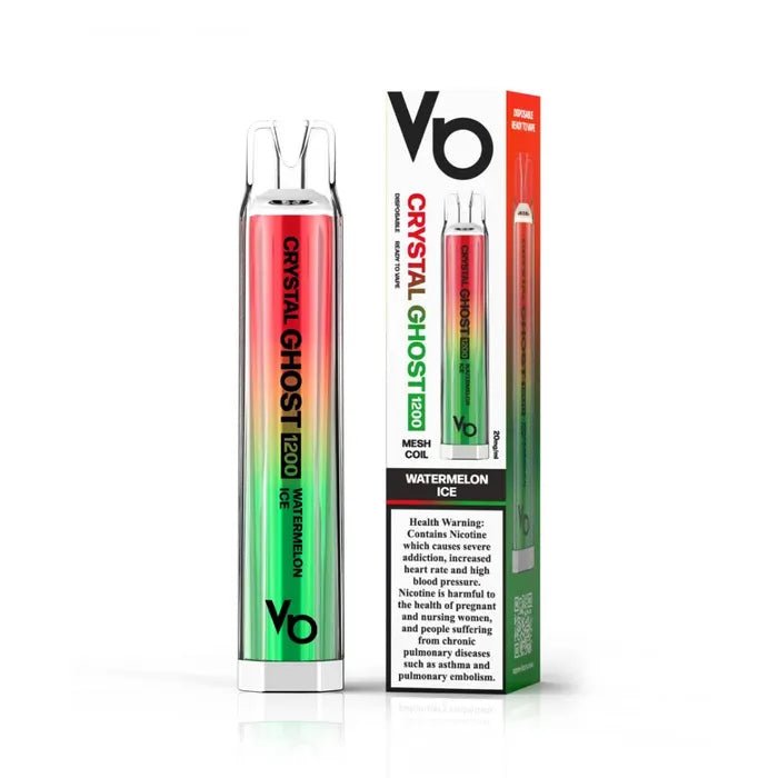 Vapes Bars Crystal Ghost 1200 Puffs Disposable Vape 20mg