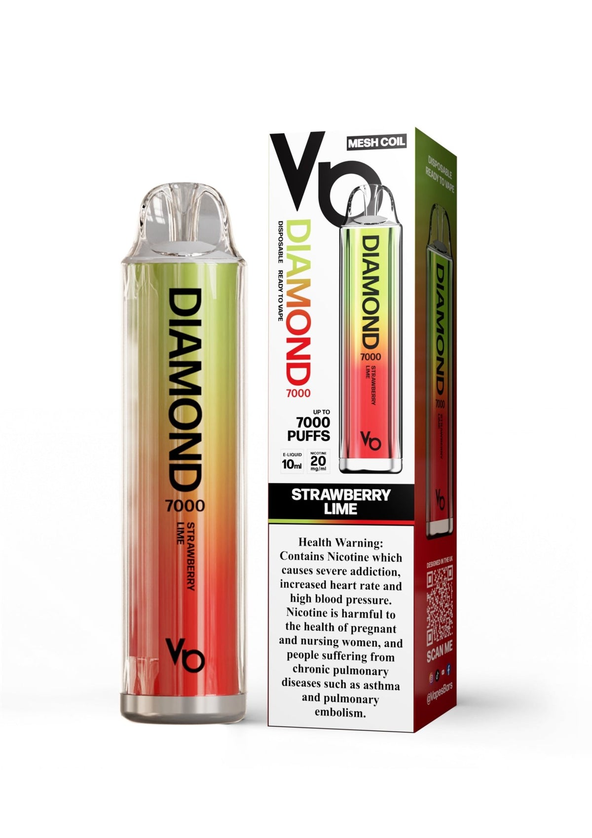 Vapes Bars Diamond 7000 Puffs Disposable Vape 20mg