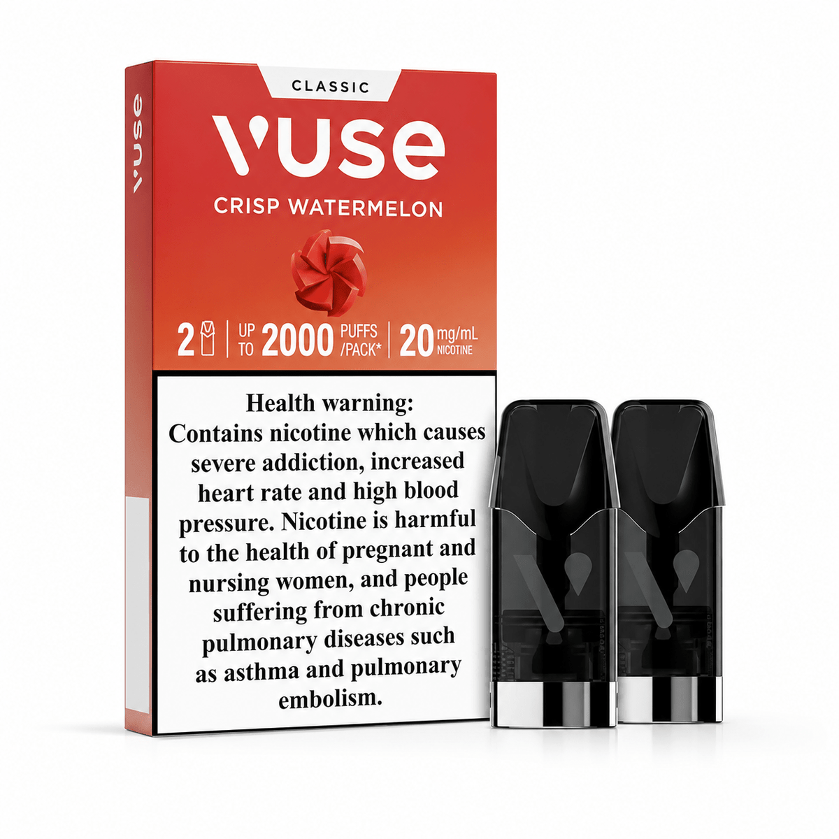 Vuse Crisp Watermelon Replacement Pods 20mg/ml
