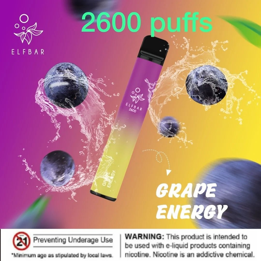 Elf Bar 2600 Puffs Disposable Vape Device