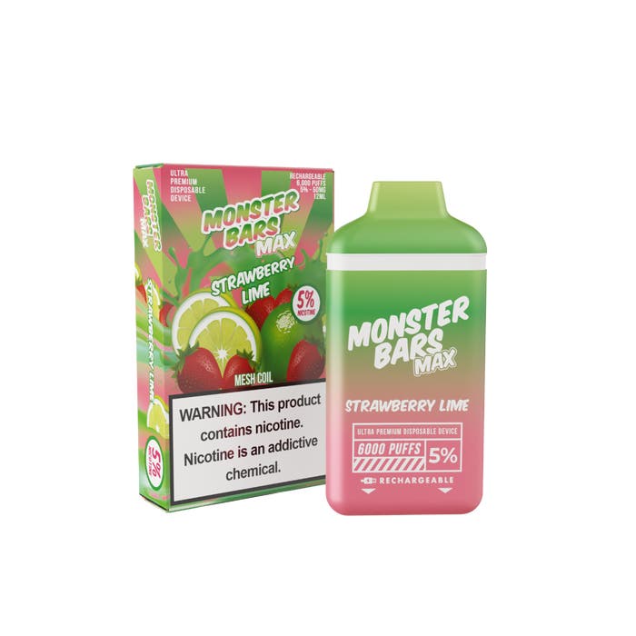 Monster Bars Max 6000 Puffs Disposable Vape Device