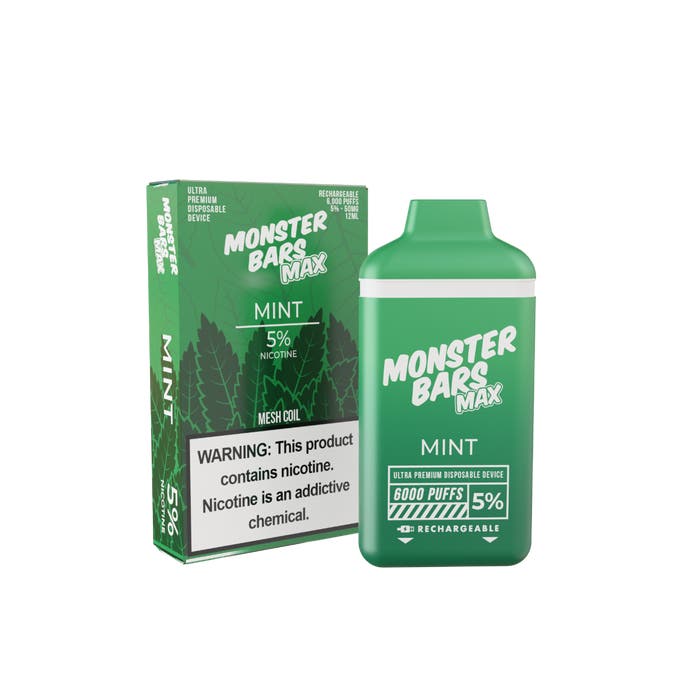 Monster Bars Max 6000 Puffs Disposable Vape Device