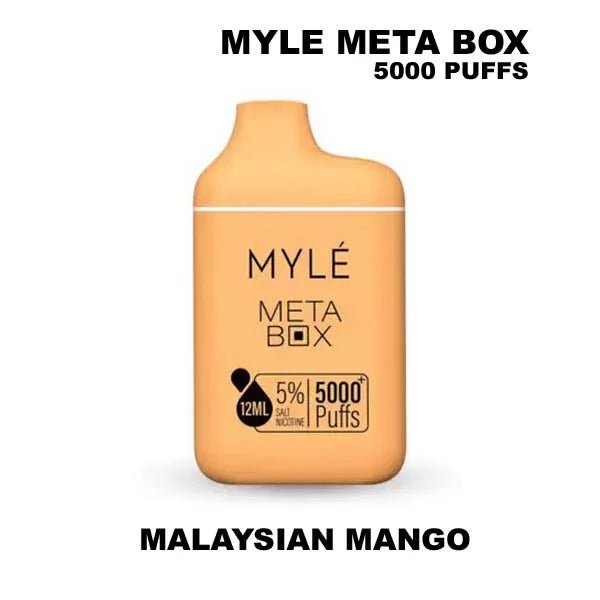 Myle Meta Box 5000 Puffs Disposable Vape Device - 50mg - VapeBoo