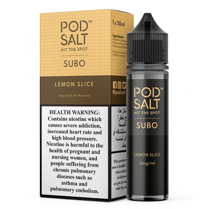 Pod Salt Subo 50ml E - Juice Shortfill - 3mg