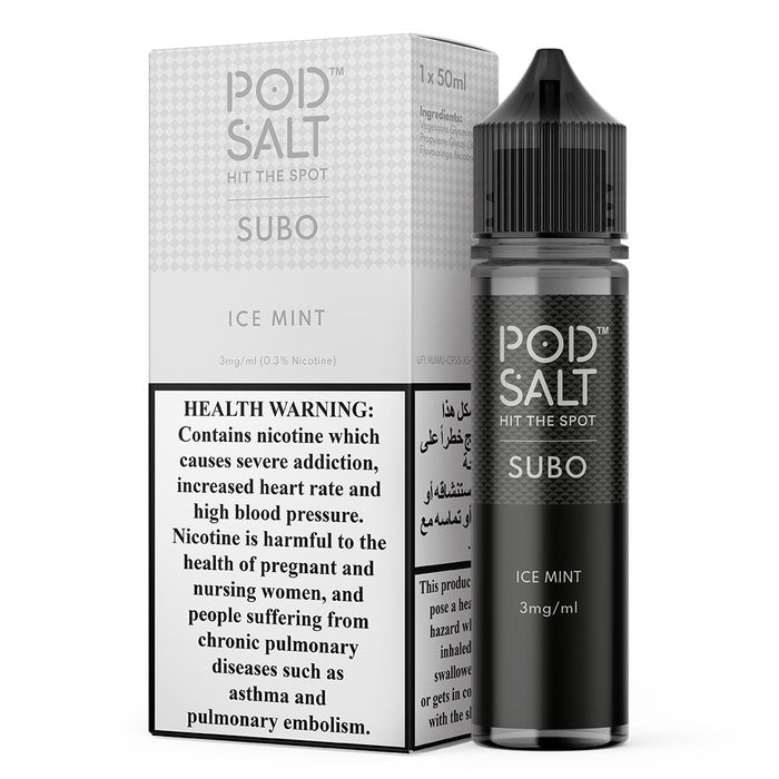 Pod Salt Subo 50ml E - Juice Shortfill - 3mg
