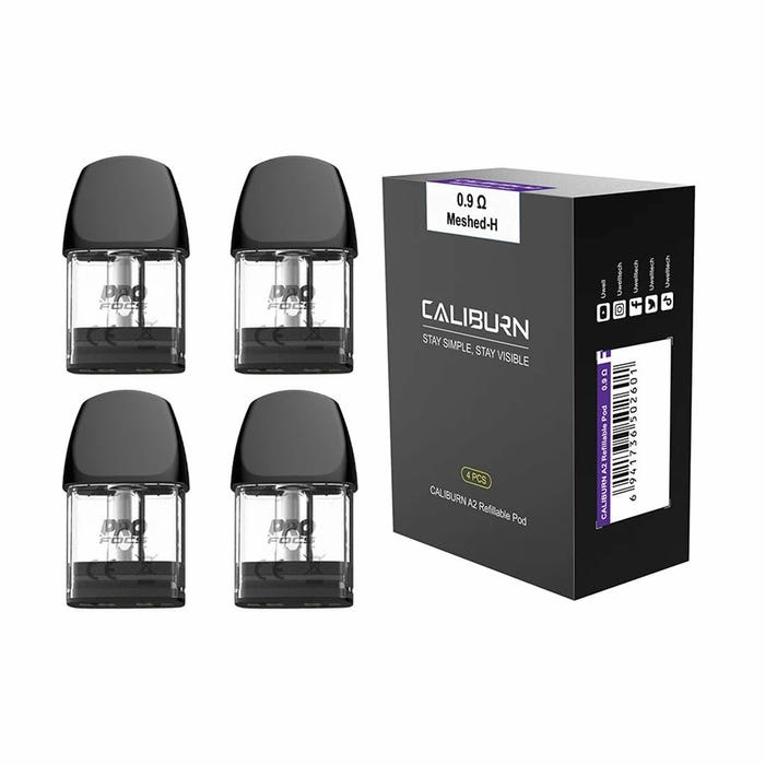 Uwell Caliburn A2 Refillable Pod Meshed Coil Pack of 4