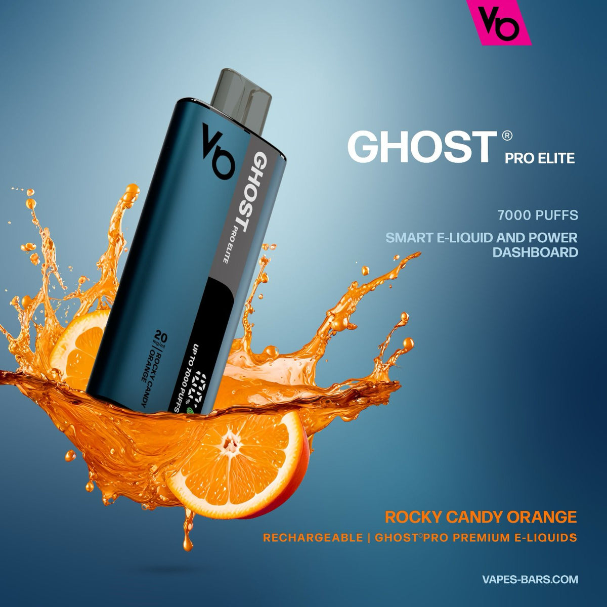 Vapes Bars Ghost Pro Elite 7000 Puffs Disposable Vape Device - VapeBoo