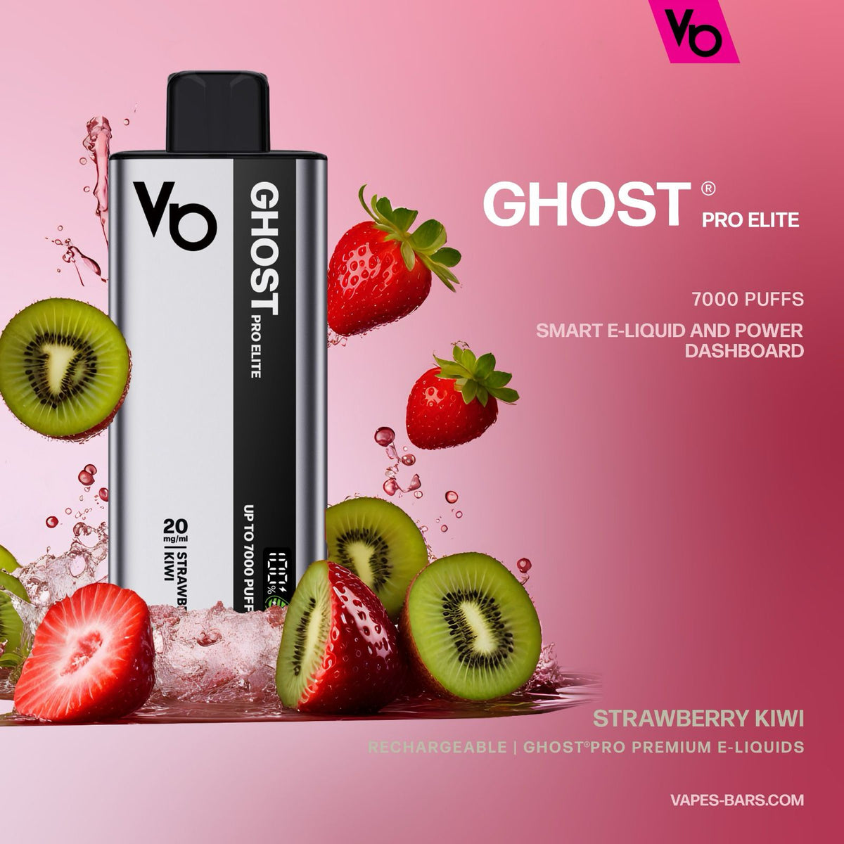 Vapes Bars Ghost Pro Elite 7000 Puffs Disposable Vape Device
