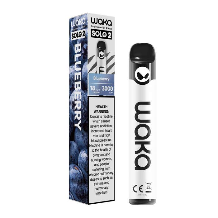 Waka Solo 2 3000 Puffs Disposable Vape Device