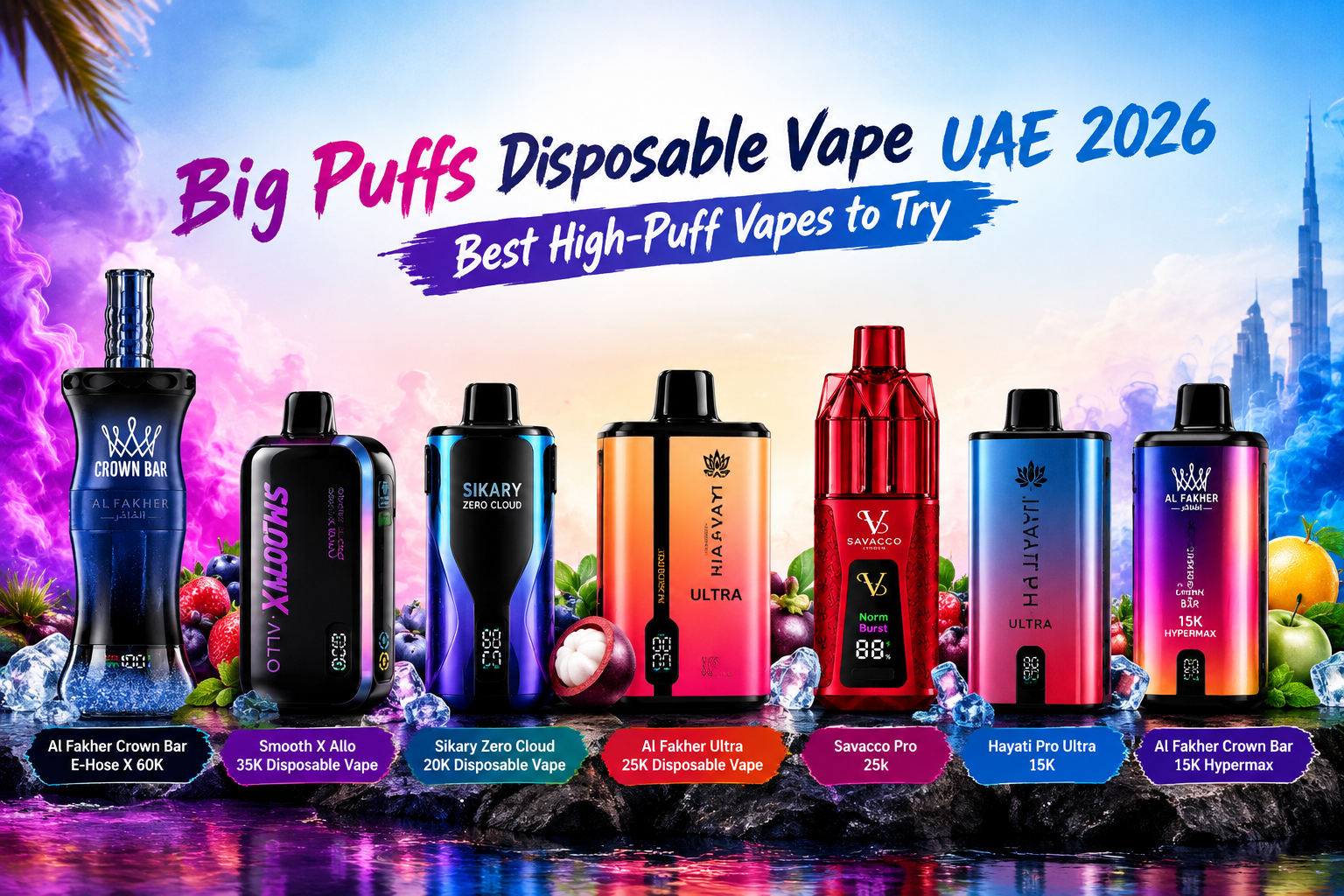 Big Puffs Disposable Vape UAE 2026: Best High-Puff Vapes to Try.