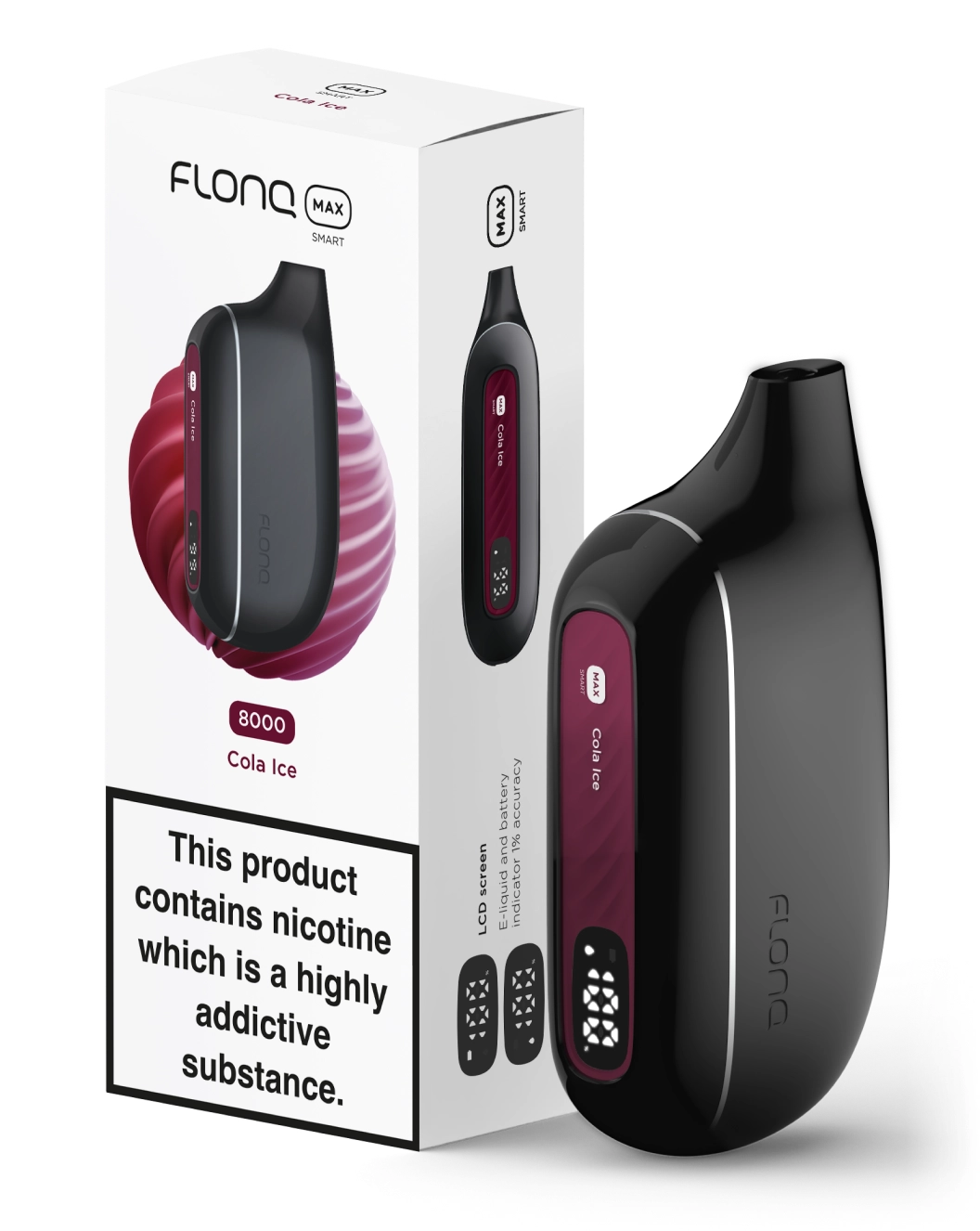 FLONQ Max Smart Vape 8000 Puffs Disposable vape