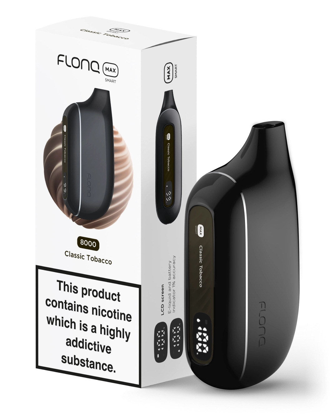 FLONQ Max Smart Vape 8000 Puffs Disposable vape