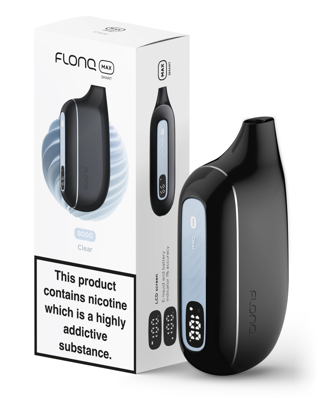 FLONQ Max Smart Vape 8000 Puffs Disposable vape