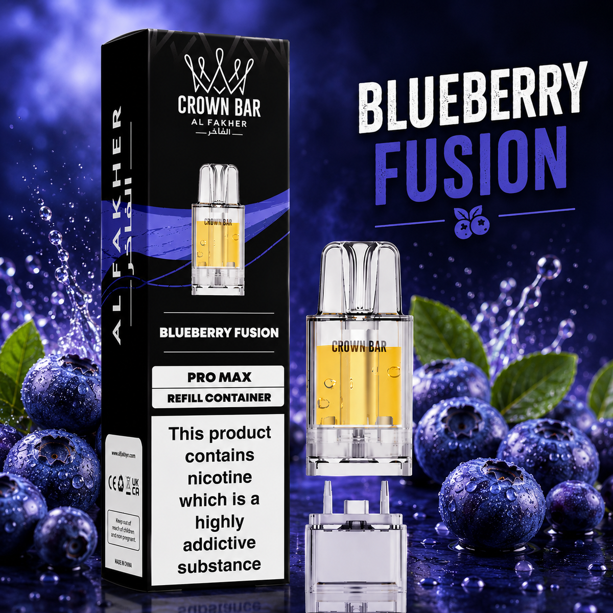 Al Fakher Crown Bar Pro Max 12K Prefilled Pods