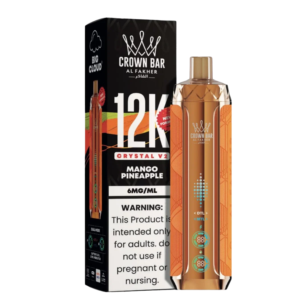 Al Fakher Crown Bar 12K Crystal V2 Disposable Vape