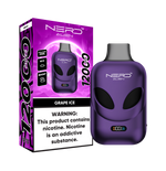 Nerd Allien 12000 Puffs Disposable Vape 20mg Box of 10