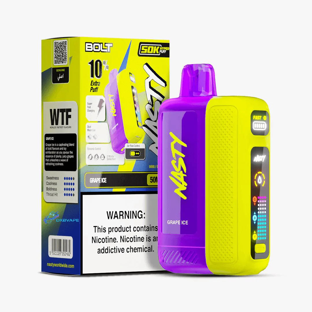 Nasty Bolt 50000 Puffs Disposable Vape