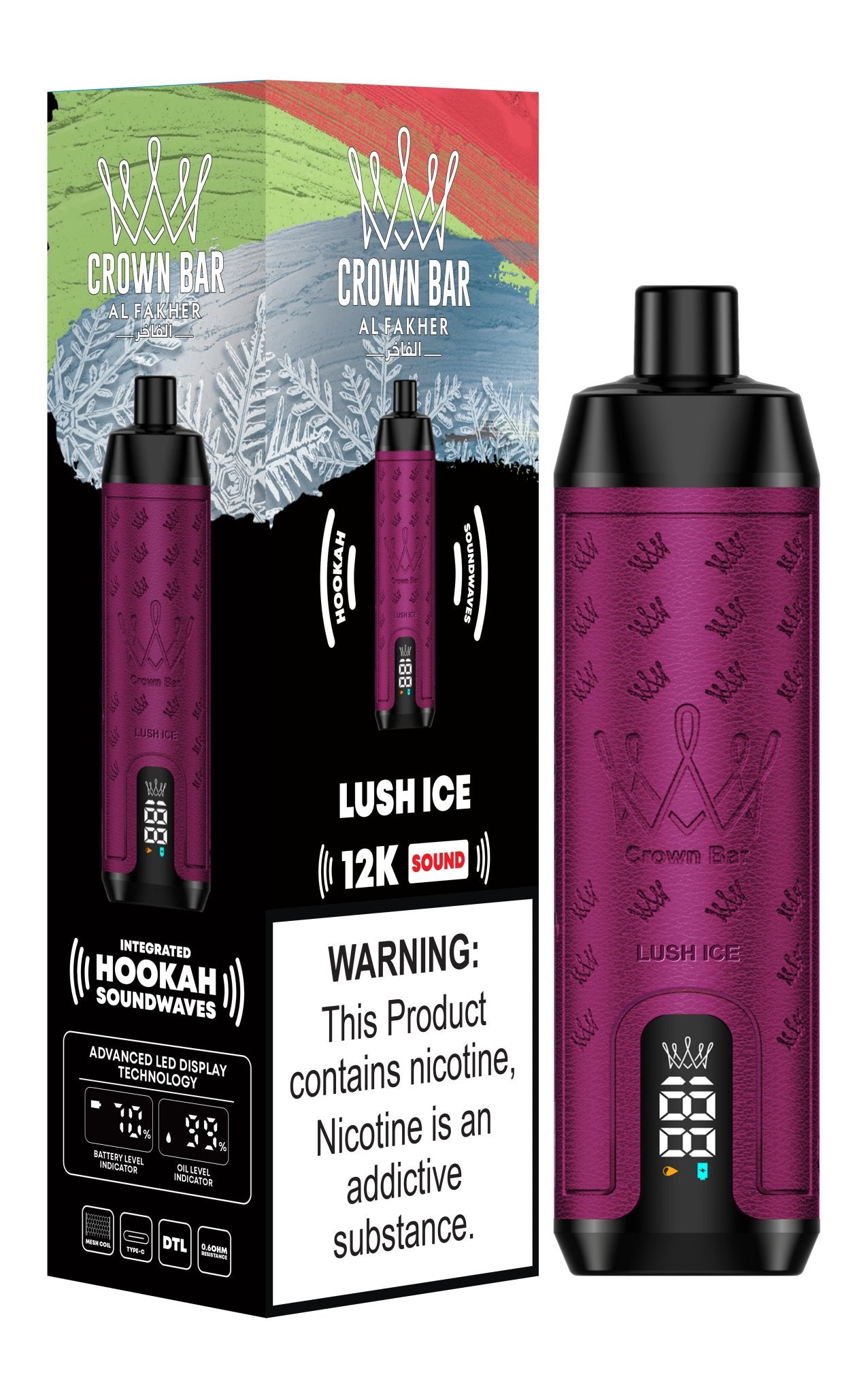 Al Fakher 12000 Puffs Disposable Vape 20mg | Hookah Soundwaves Al Fakher 12000 Puffs Disposable Vape 20mg | Hookah Soundwaves