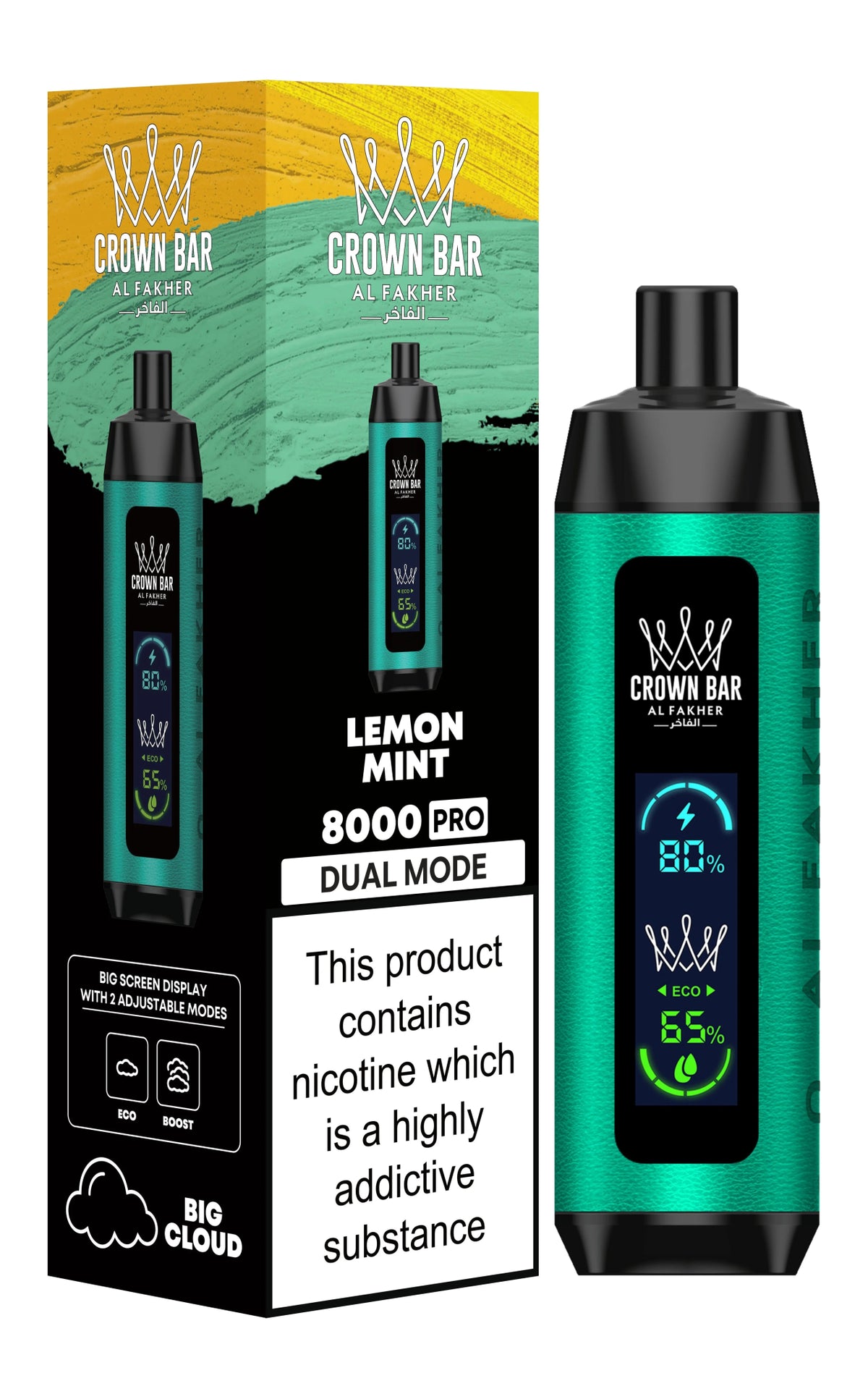 Al Fakher 8000 Pro Dual Mode Disposable Vape 20mg - VapeBoo