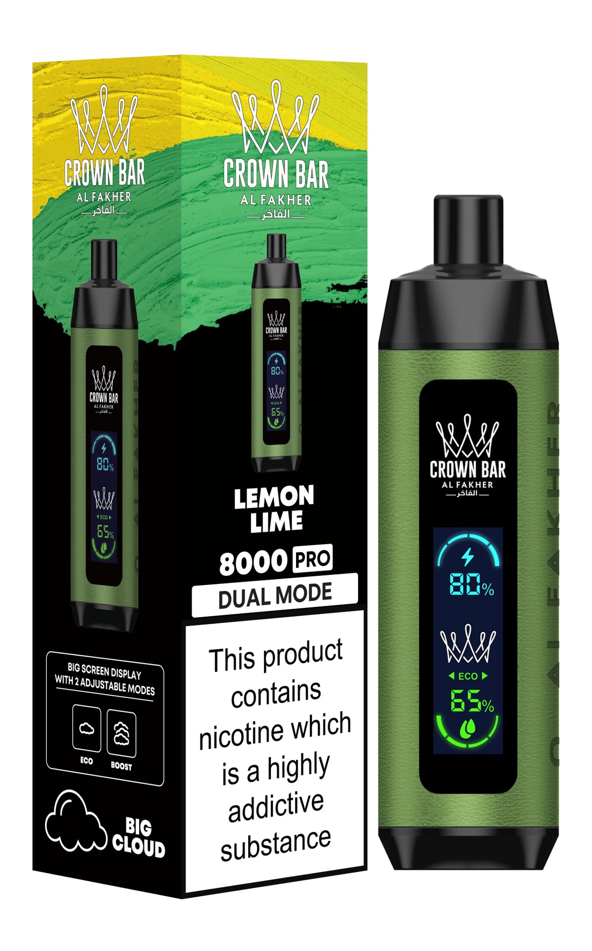 Al Fakher 8000 Pro Dual Mode Disposable Vape 20mg - VapeBoo