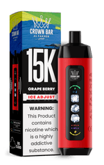 Al Fakher Crown Bar 15k Ice Adjust Vape - VapeBoo