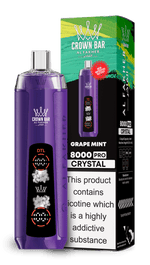 Al Fakher Crown Bar 8000 Pro Crystal Vape