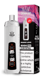 Al Fakher Crown Bar 8000 Pro Crystal Vape