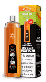 Al Fakher Crown Bar 8000 Pro Crystal Vape