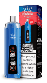 Al Fakher Crown Bar 8000 Pro Crystal Vape