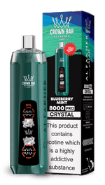 Al Fakher Crown Bar 8000 Pro Crystal Vape