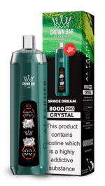 Al Fakher Crown Bar 8000 Pro Crystal Vape