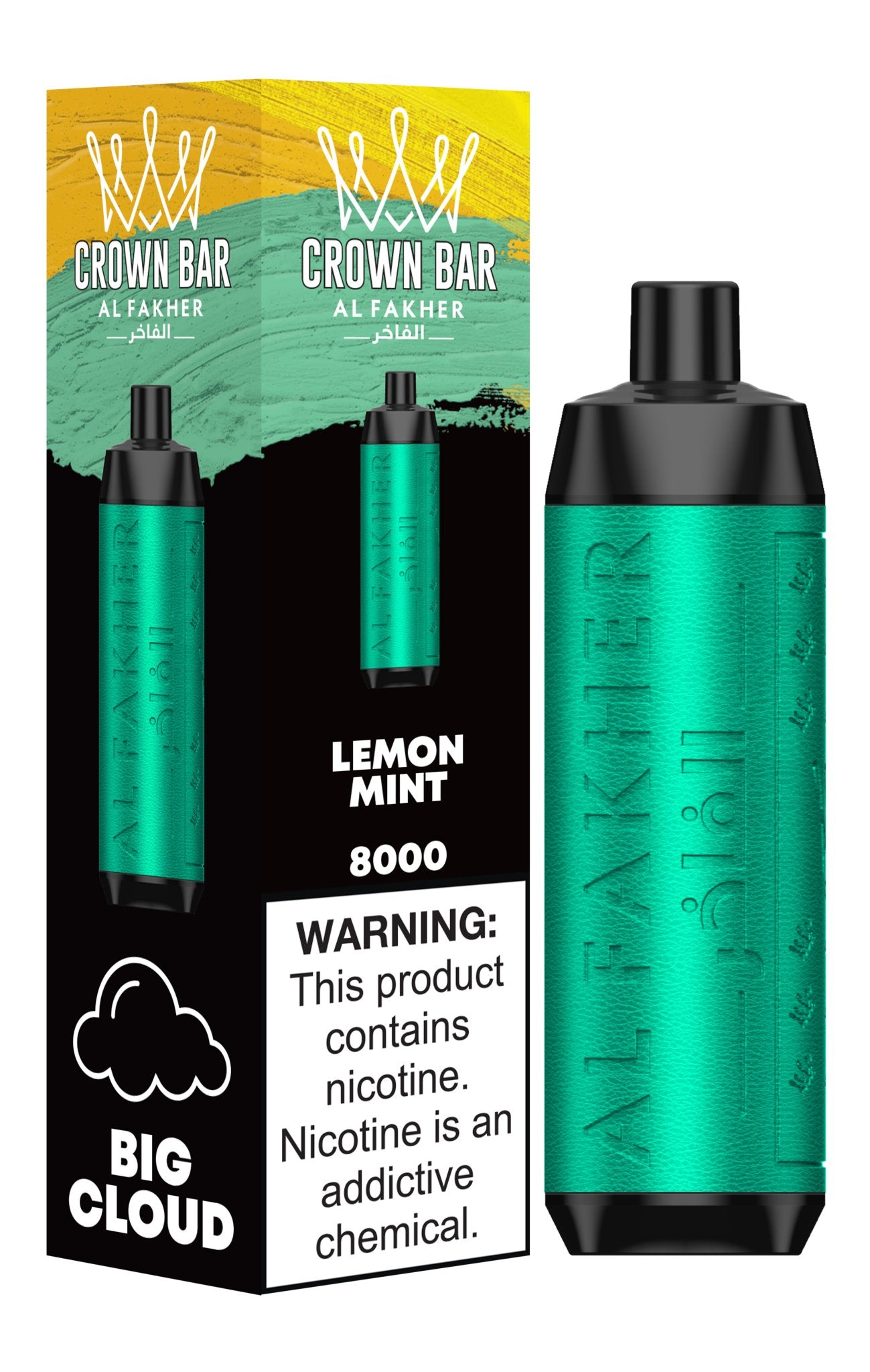 Al Fakher Crown Bar 8000 Puffs Disposable Vape Al Fakher Crown Bar 8000 Puffs Disposable Vape