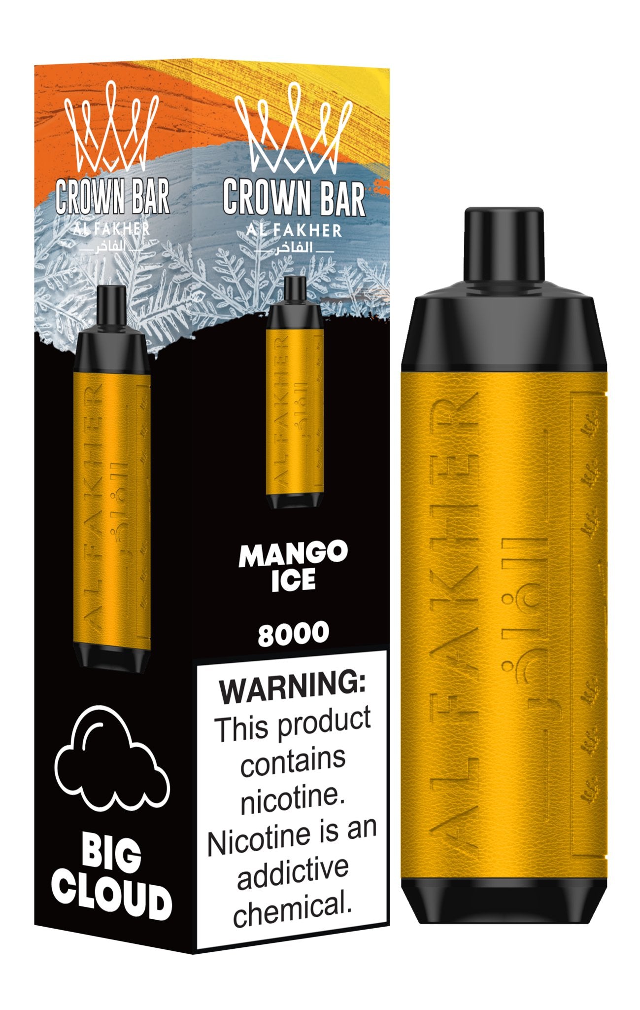Al Fakher Crown Bar 8000 Puffs Disposable Vape Al Fakher Crown Bar 8000 Puffs Disposable Vape