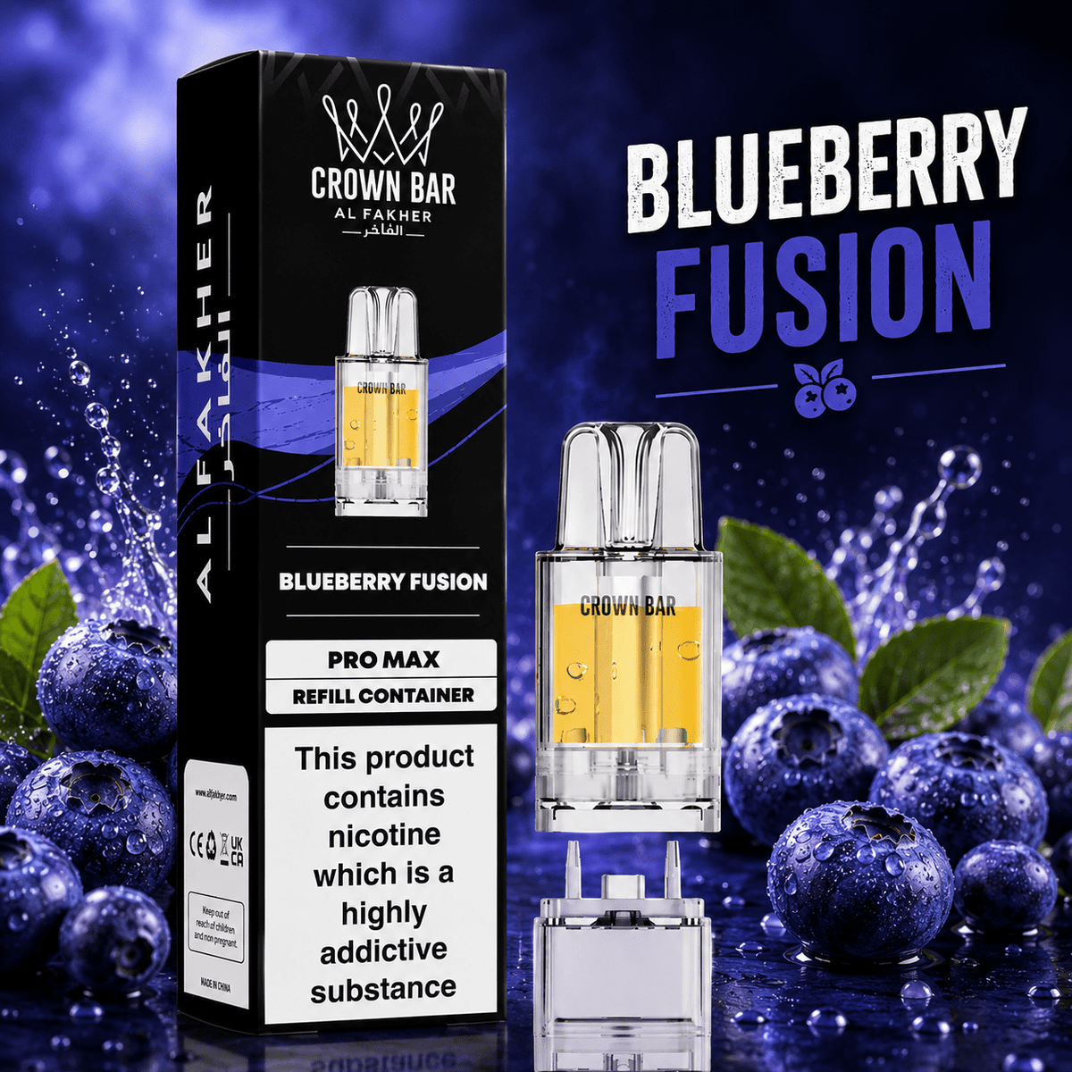 Al Fakher Crown Bar Pro Max 12K Prefilled Pods