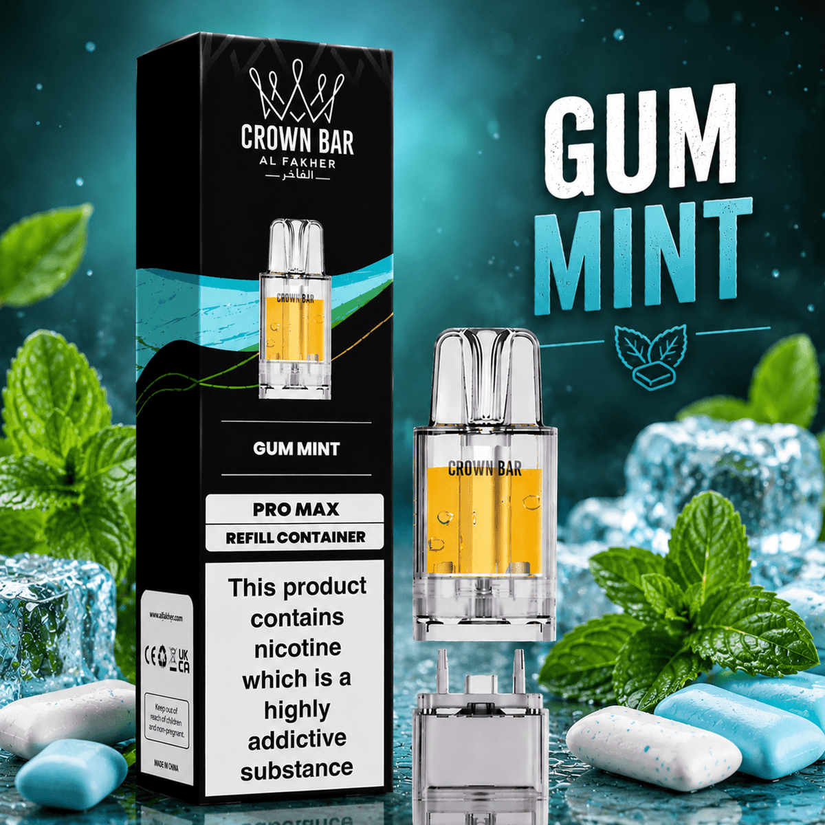 Al Fakher Crown Bar Pro Max 12K Prefilled Pods