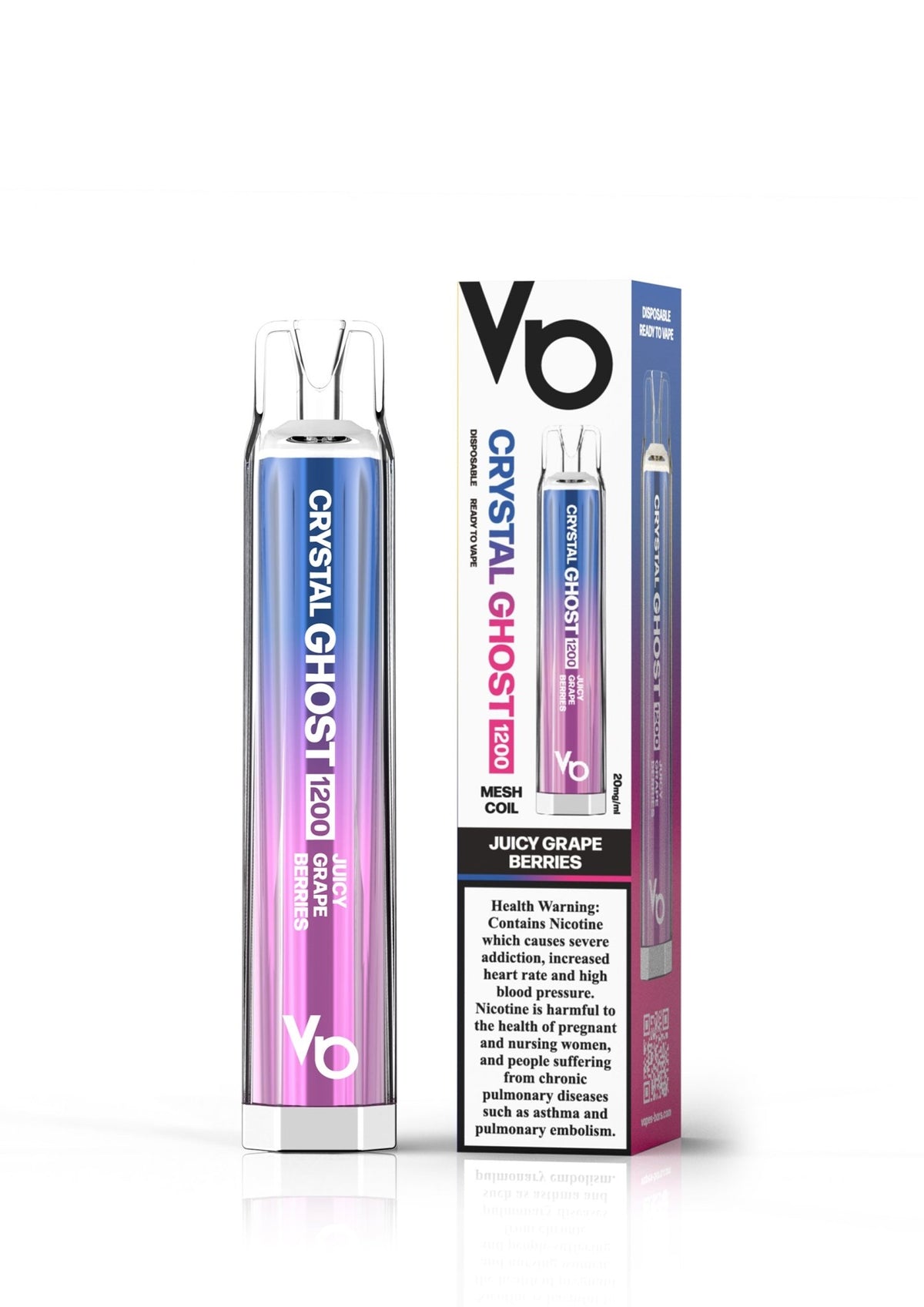 Crystal Ghost 12000 Puffs Disposable Vape 20mg - VapeBoo