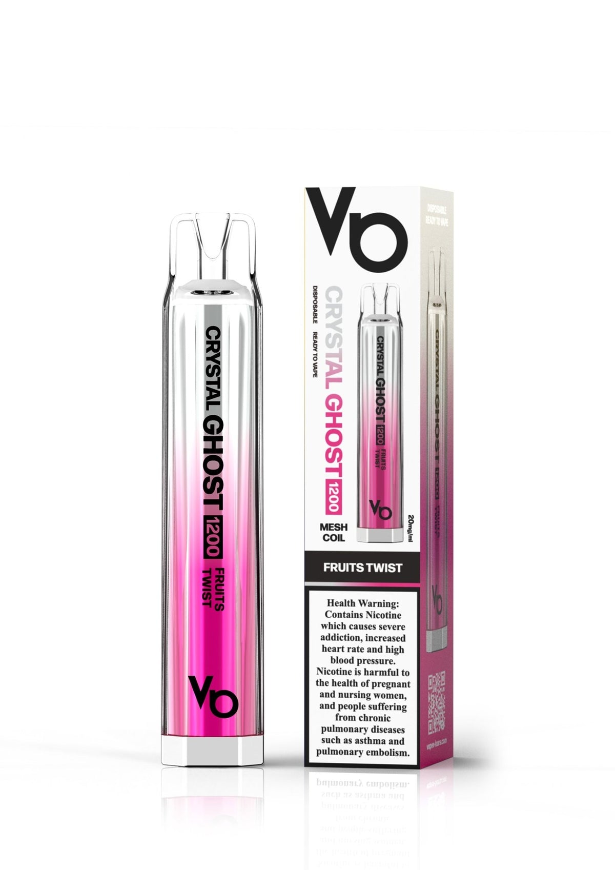 Crystal Ghost 12000 Puffs Disposable Vape 20mg - VapeBoo