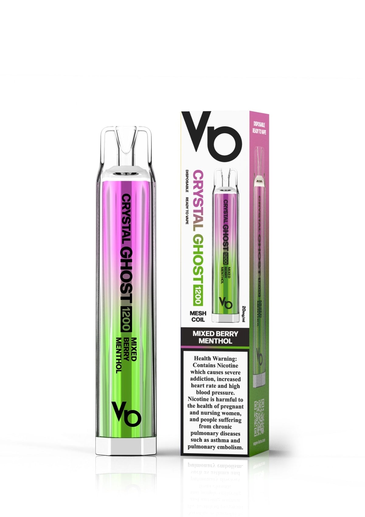 Crystal Ghost 12000 Puffs Disposable Vape 20mg - VapeBoo