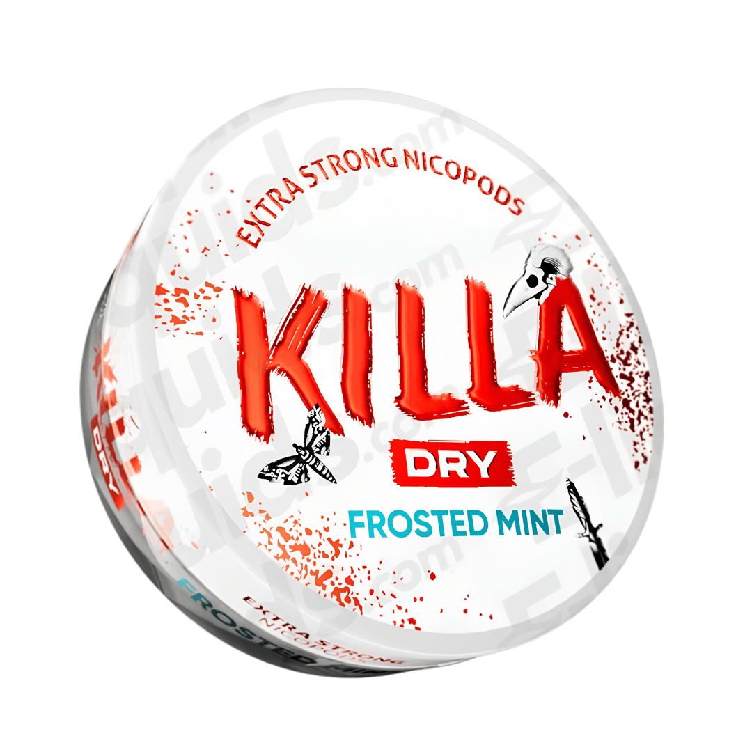 Dry Frosted Mint Nicotine Pouches by Killa