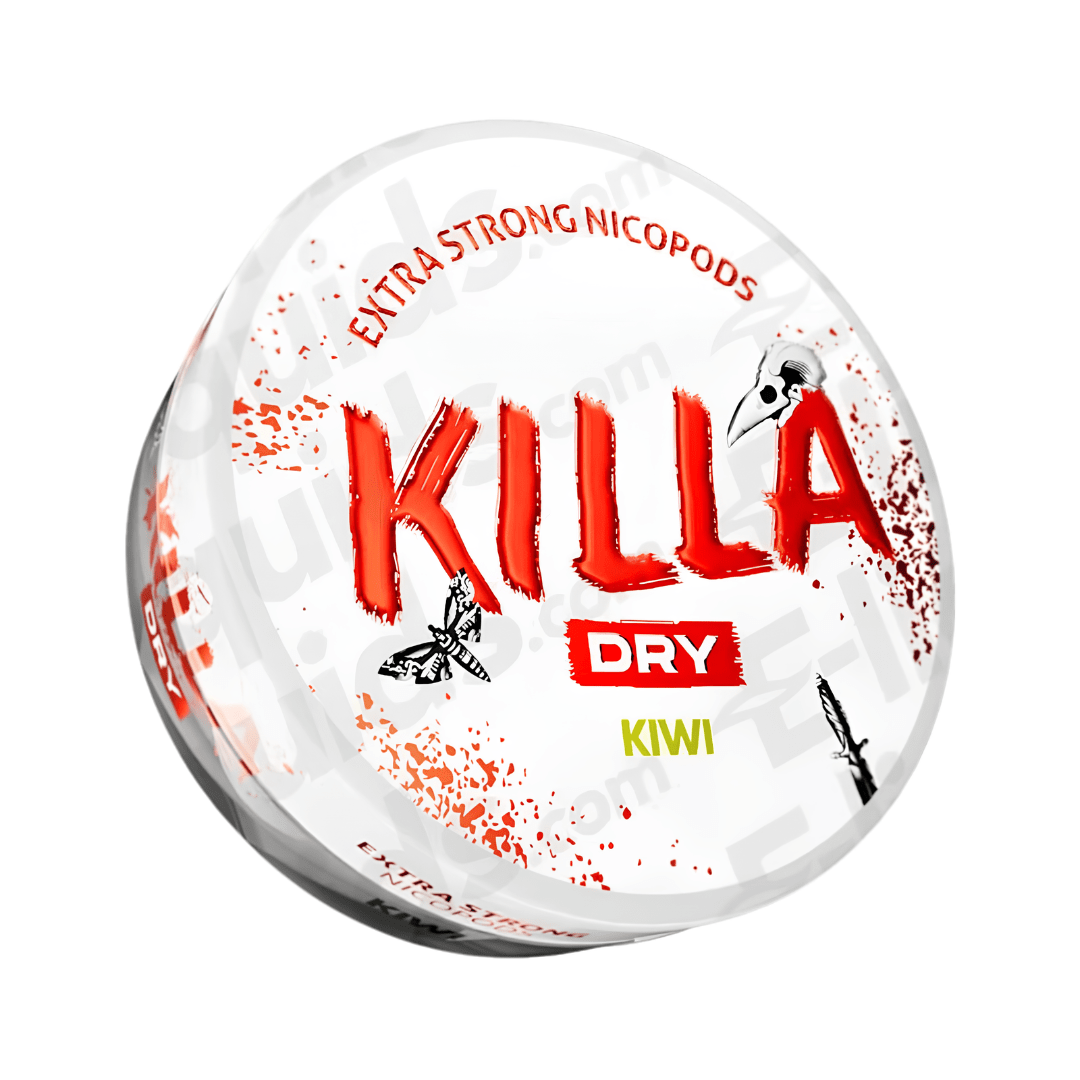 Dry Kiwi Nicotine Pouches by Killa
