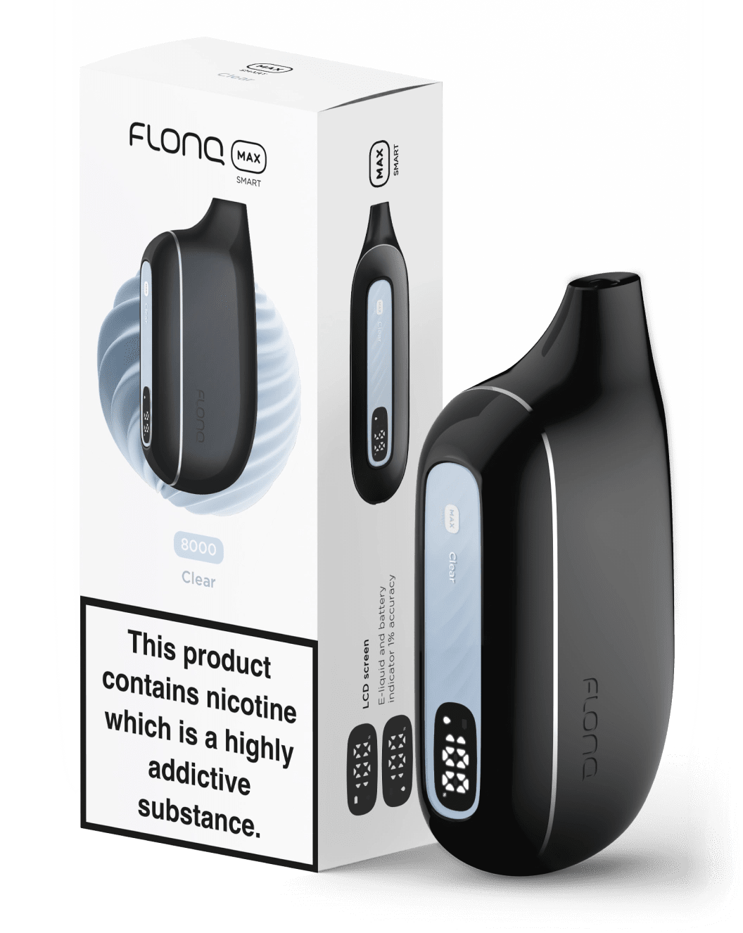 FLONQ Max Smart Vape 8000 Puffs Disposable vape