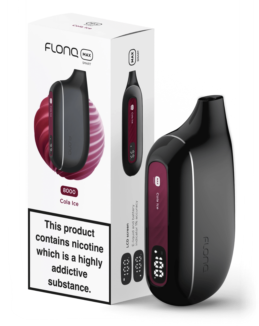 FLONQ Max Smart Vape 8000 Puffs Disposable vape