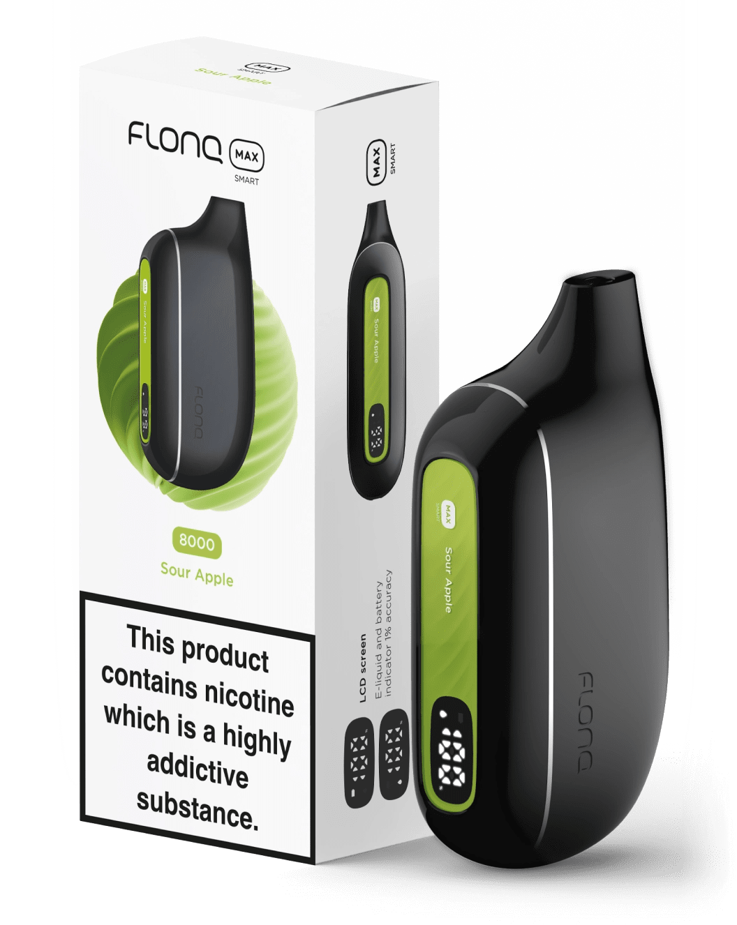 FLONQ Max Smart Vape 8000 Puffs Disposable vape