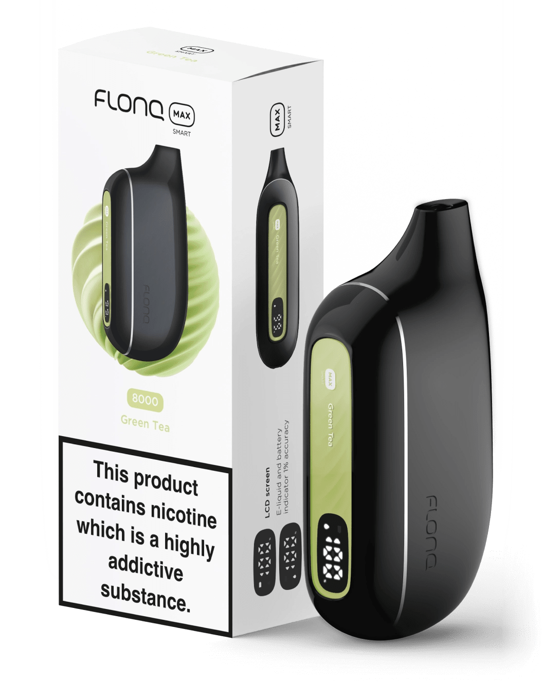 FLONQ Max Smart Vape 8000 Puffs Disposable vape