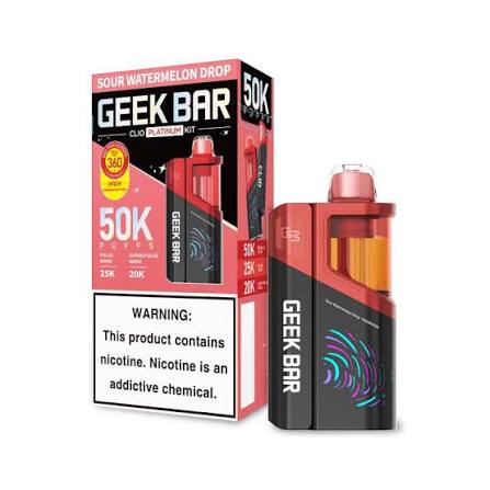 Geek Bar Clio Platinum Kit 50K Disposable Vape