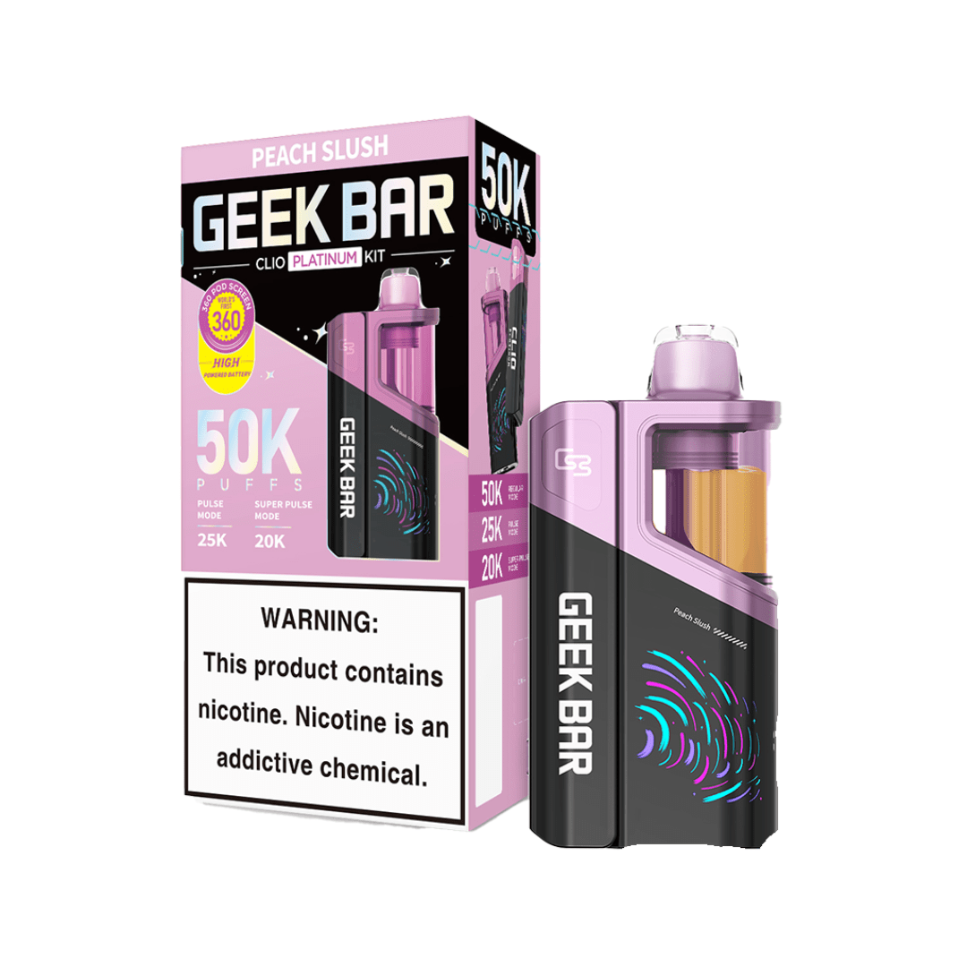 Geek Bar Clio Platinum Kit 50K Disposable Vape