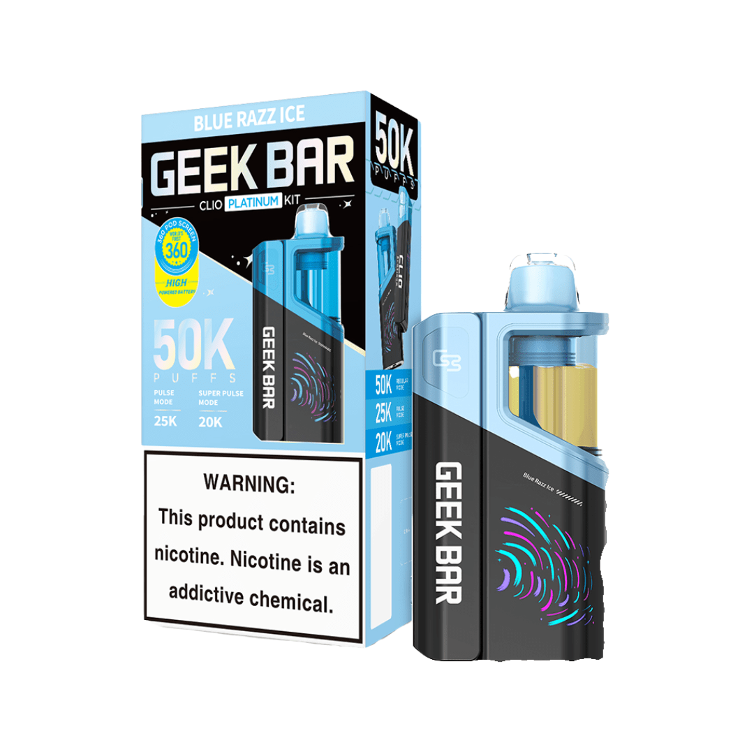 Geek Bar Clio Platinum Kit 50K Disposable Vape