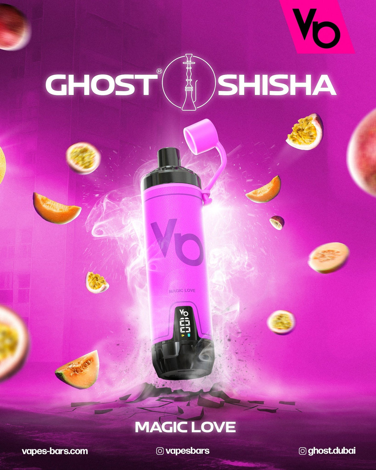 Ghost Shisha 15000 Puffs Disposable Vape 20mg - VapeBoo