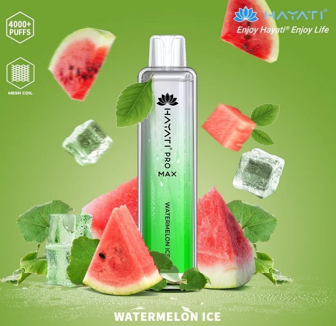 Hayati Crystal Pro Max 4000 Disposable Vape 20mg Hayati Crystal Pro Max 4000 Disposable Vape 20mg
